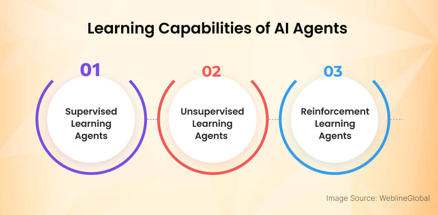 Learning Capabilities of AI Agents